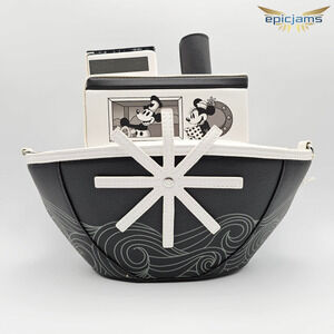 Loungefly Disney Mickey Mouse Stitch Shoppe Steamboat Willie Crossbody Bag New